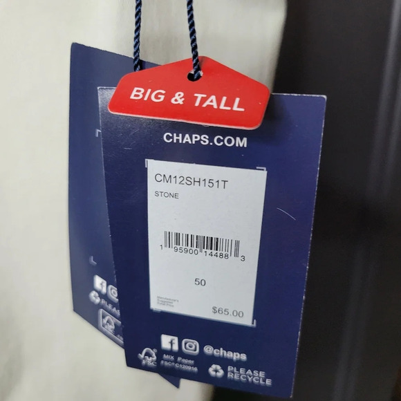 Mens Chaps Shorts Stretch Big & Tall NWT - Picture 8 of 13